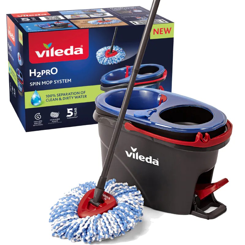 Vileda H2prO Športni Mop – Inovativen Sesalnik za Lažje Čiščenje 6