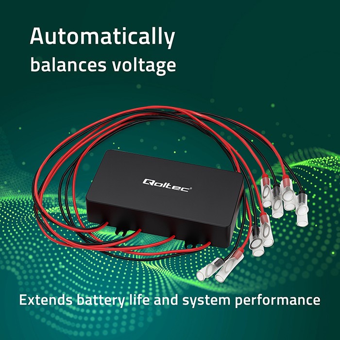 Balanser napetosti 48V za 4x12V akumulatorje | 10A | LiFePO4, AGM, GEL 2