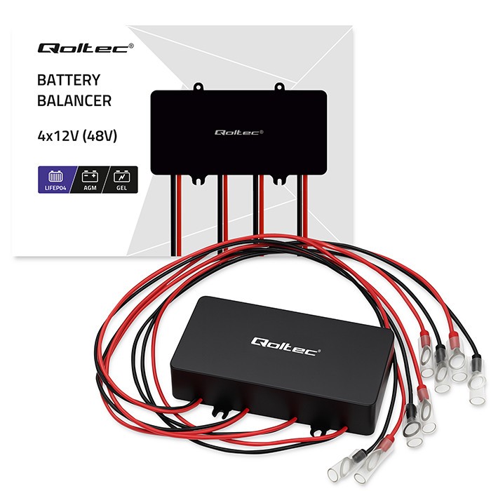 Balanser napetosti 48V za 4x12V akumulatorje | 10A | LiFePO4, AGM, GEL 7