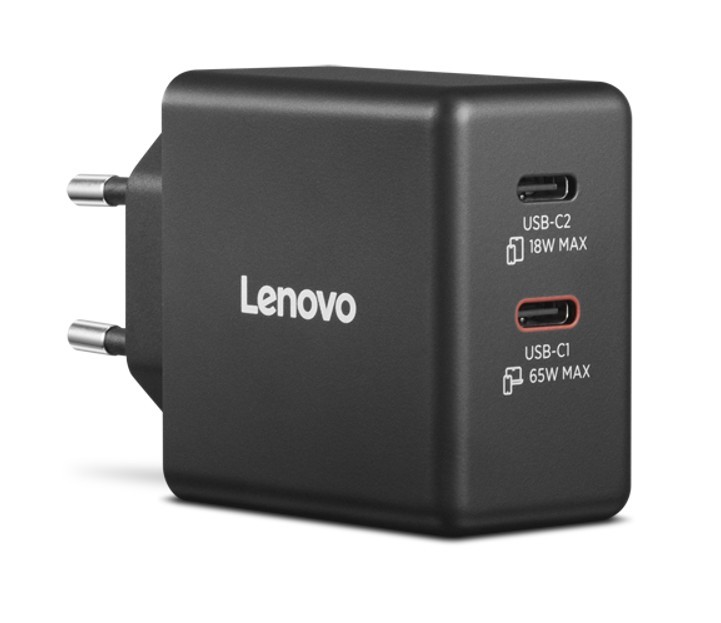 Polnilnik Dual USB-C 65W GaN 40AW065BEU 4