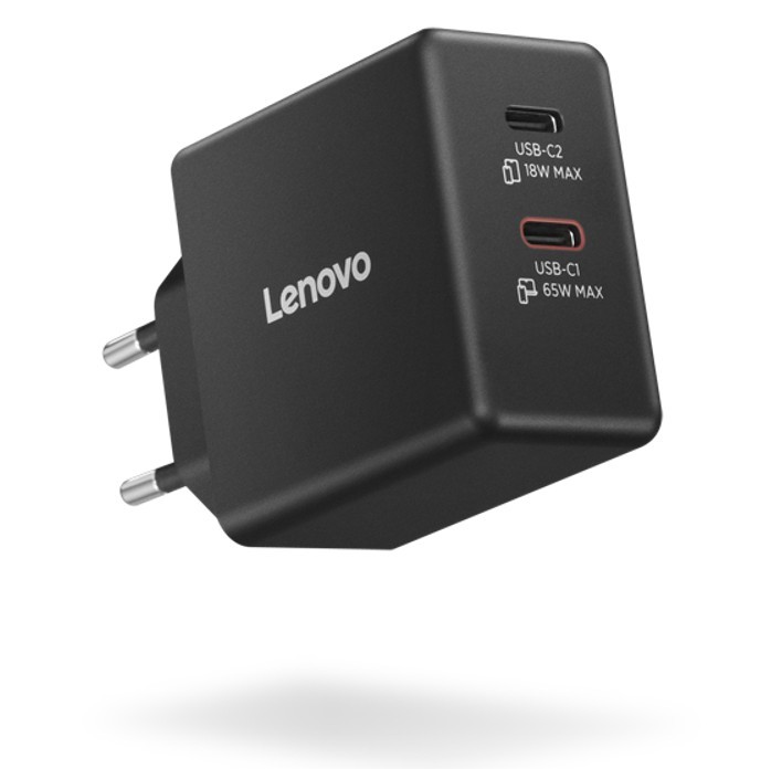 Polnilnik Dual USB-C 65W GaN 40AW065BEU