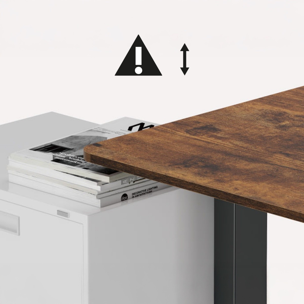 Ergonomsko pisalno mizo z električno nastavitvijo višine ER-400B 5