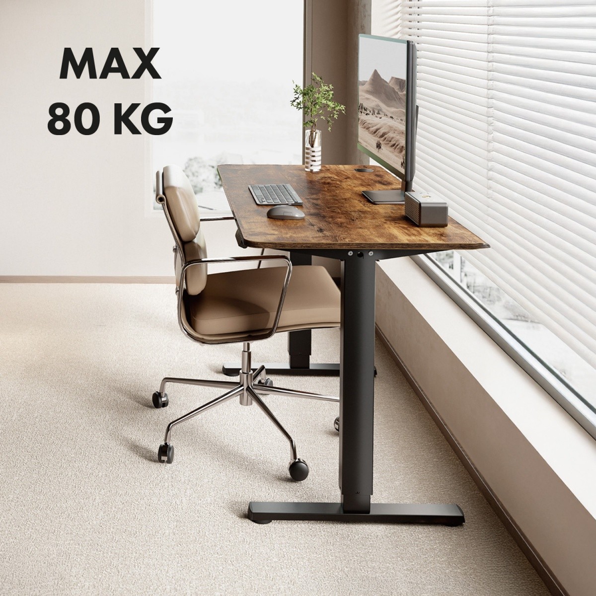 Ergonomsko pisalno mizo z električno nastavitvijo višine ER-400B 6