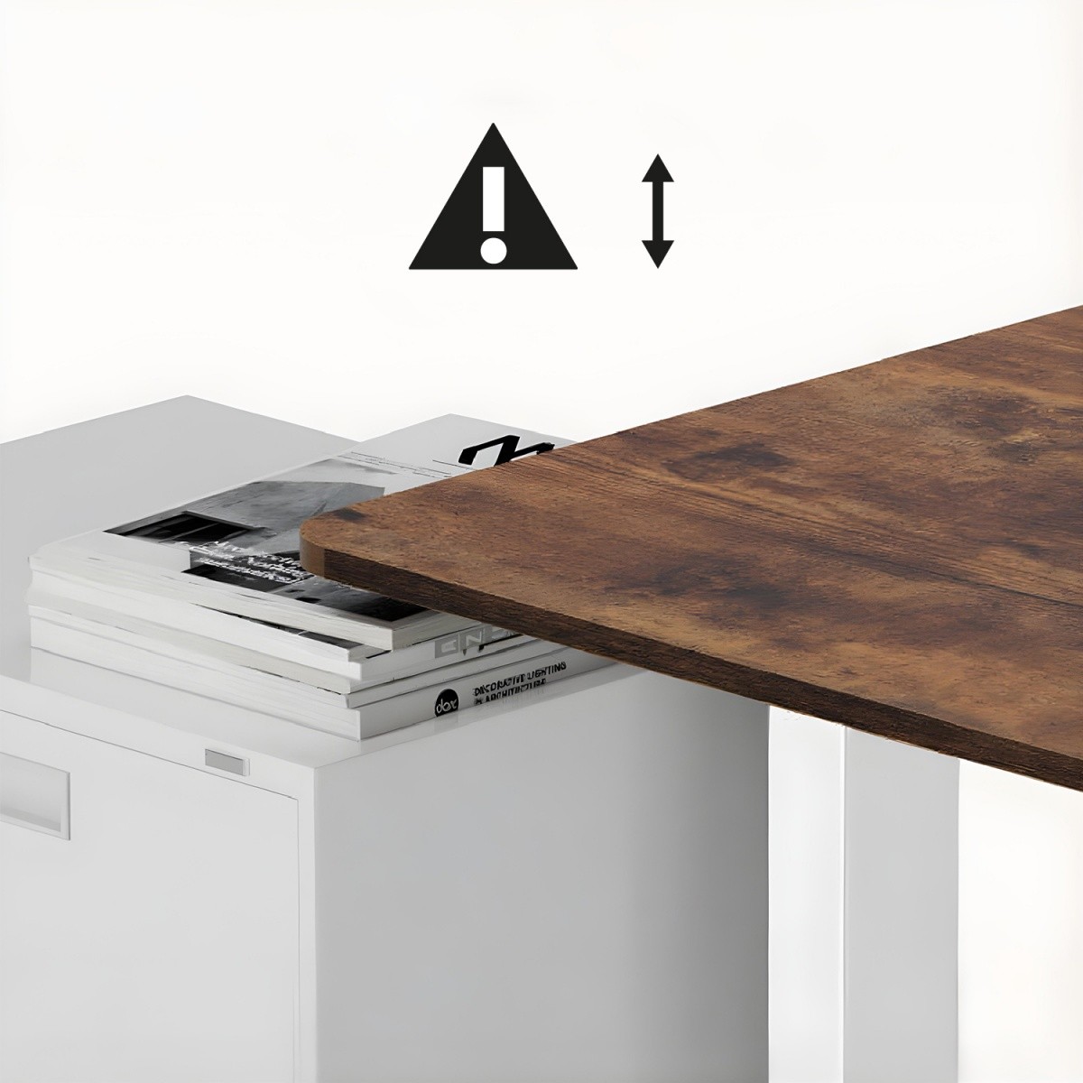 Ergonomsko pisalno mizo z električno nastavitvijo višine ER-400W 5