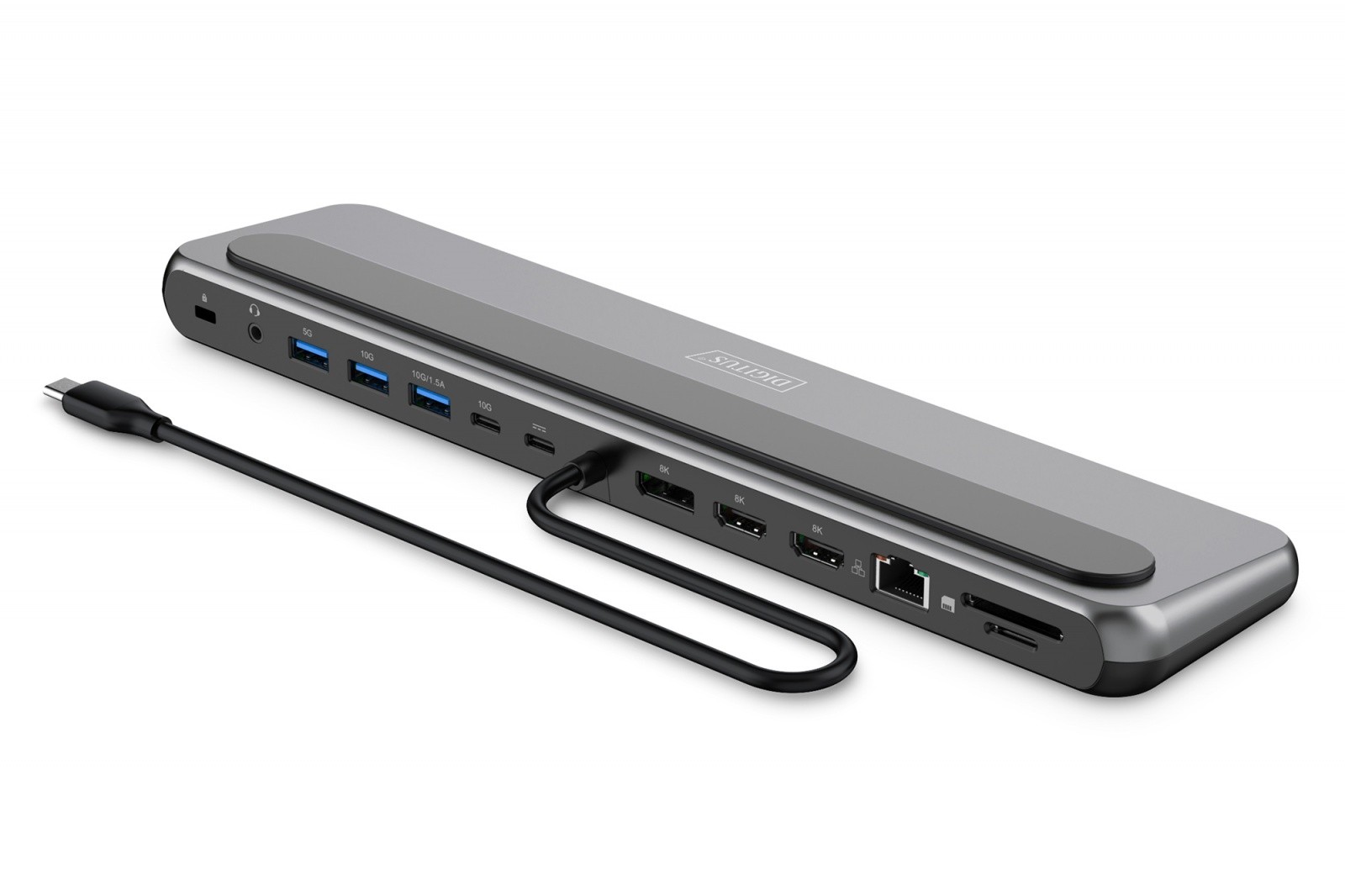 12-portna USB-C Docking Station do 8K/30Hz HDR, 3 monitorja 3