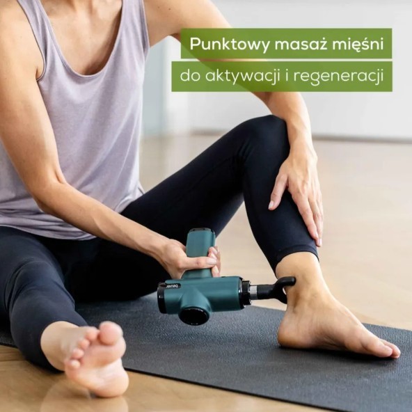 Beurer MG99 masažni pištolj s 4 nastavki in polnilcem 6