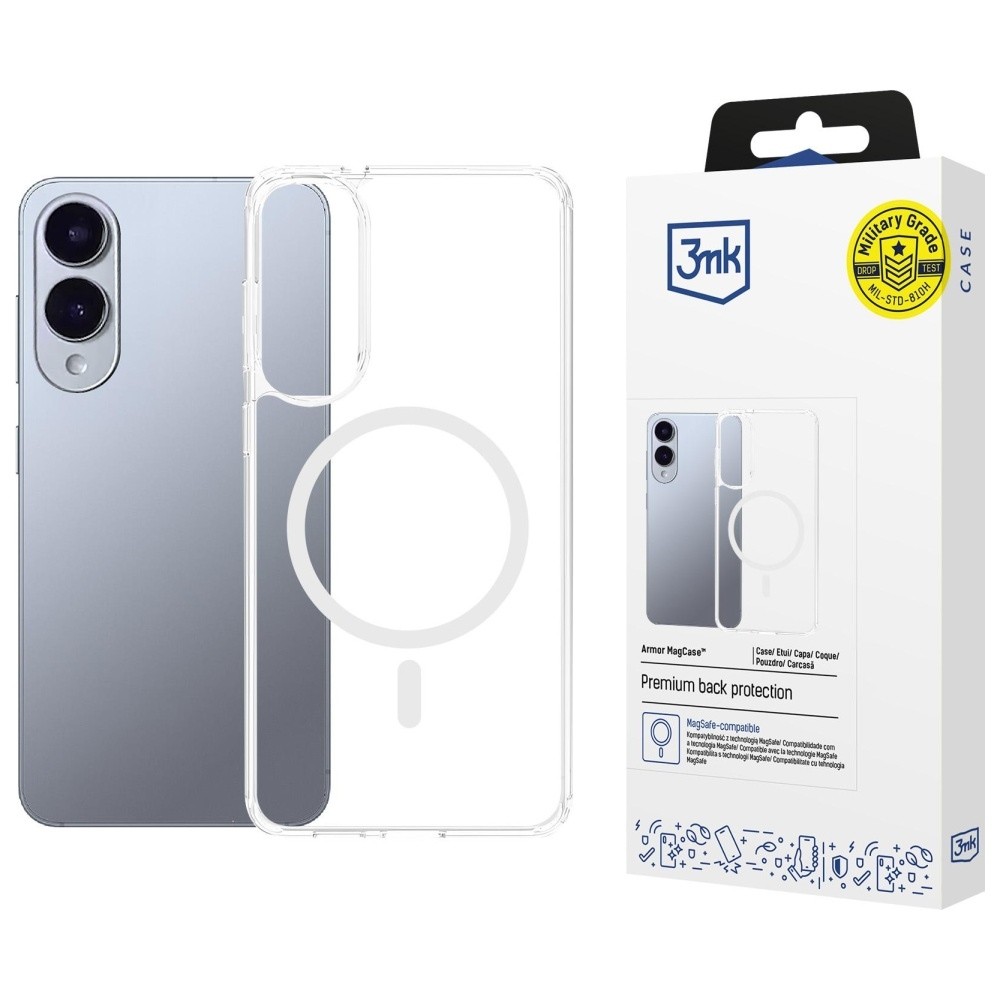 Etui Armor MagCase za Samsung S25 Ultra, prozoren