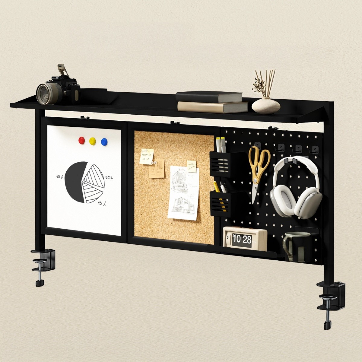 Ergo Office ER-300B - Pregrada za pisalno mizo 3