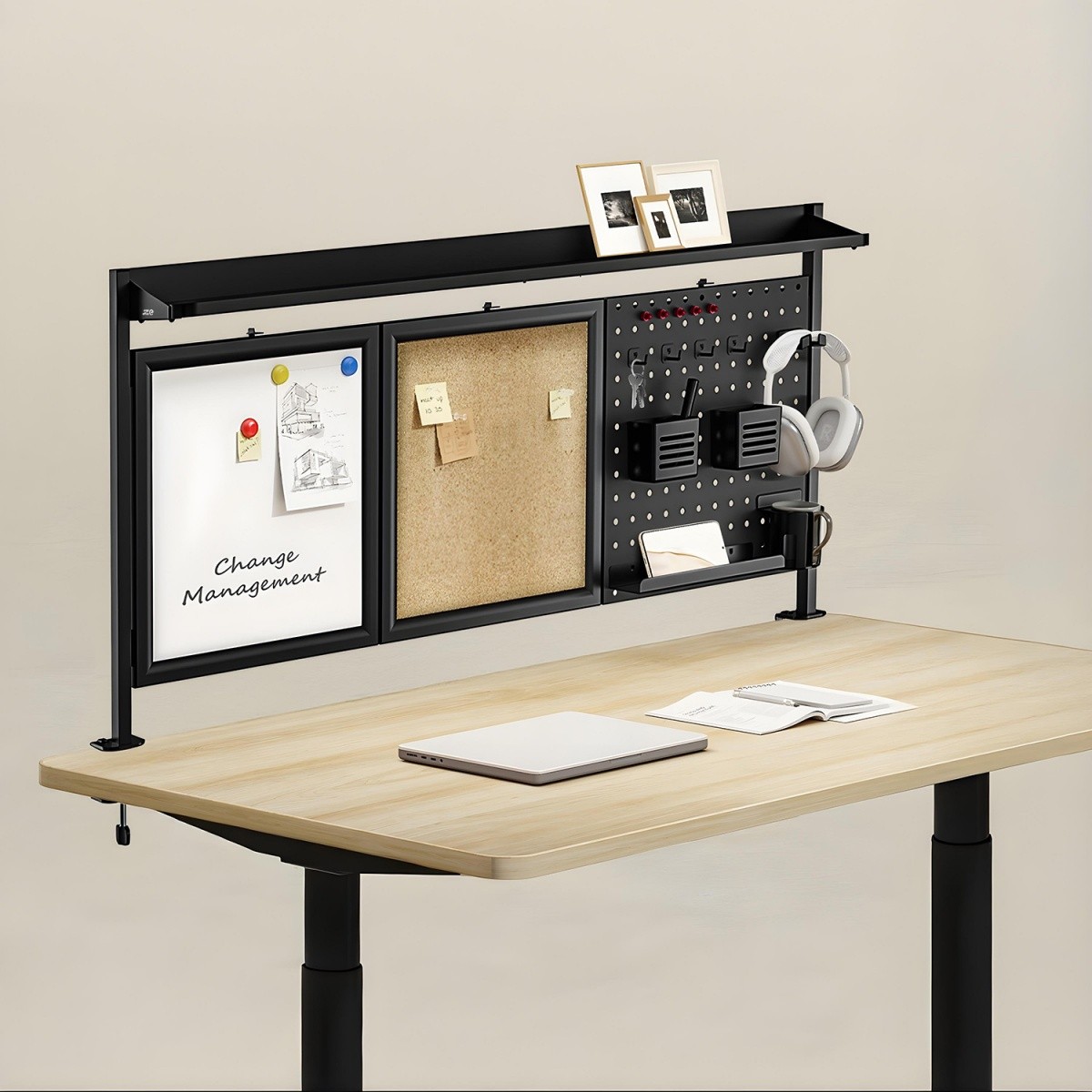 Ergo Office ER-300B - Pregrada za pisalno mizo 4