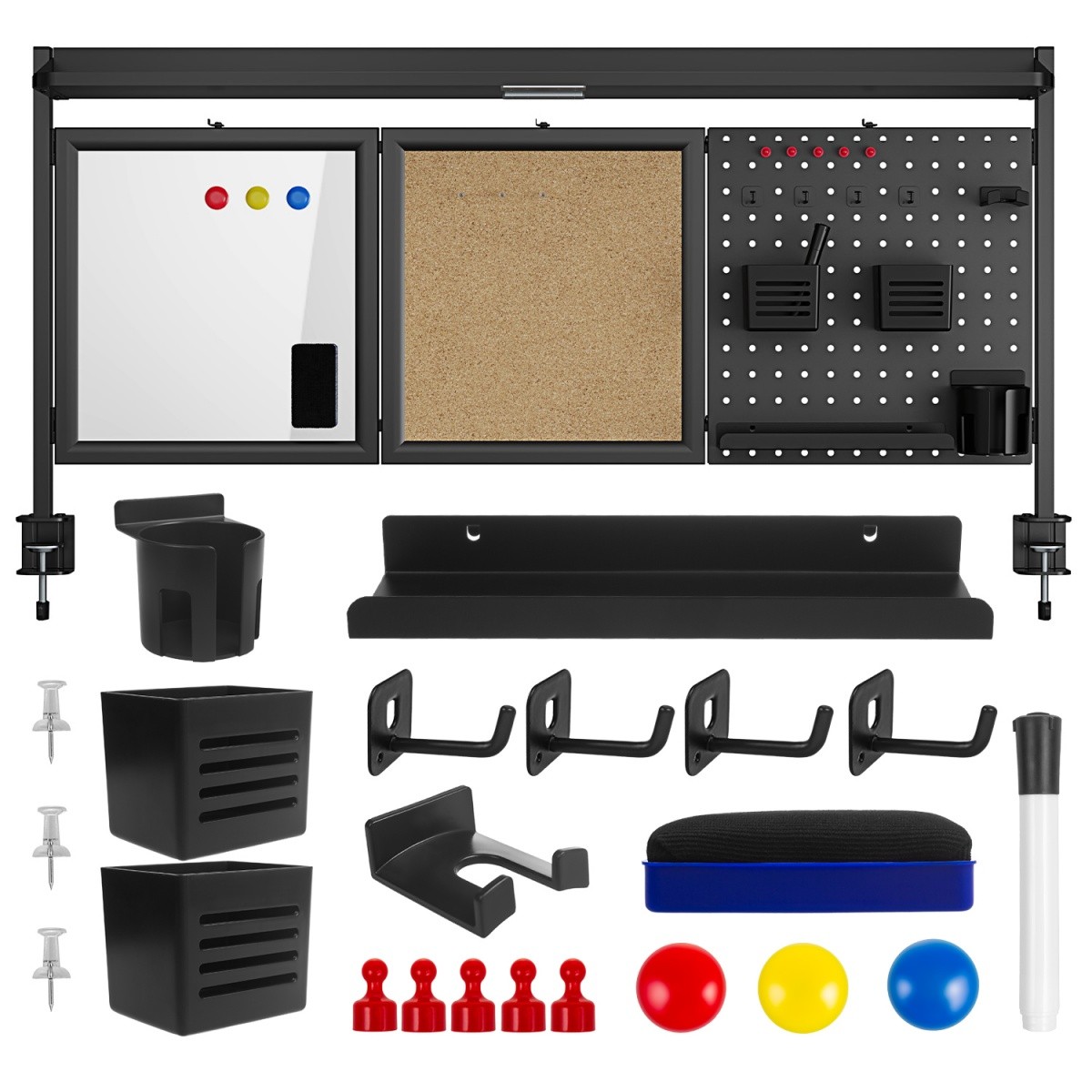 Ergo Office ER-300B - Pregrada za pisalno mizo 7