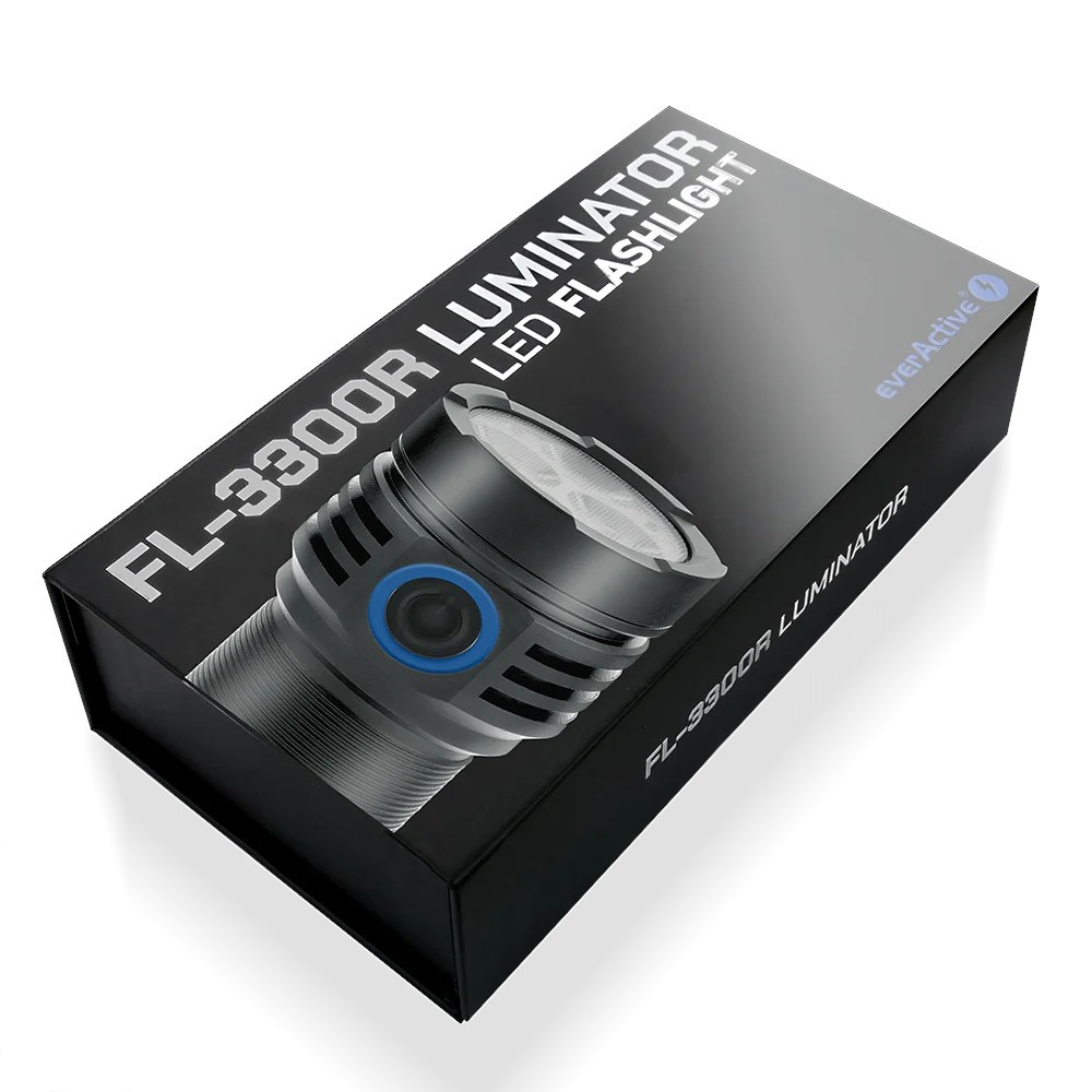 Ročna LED svetilka Luminator FL-3300R, IPX4 8