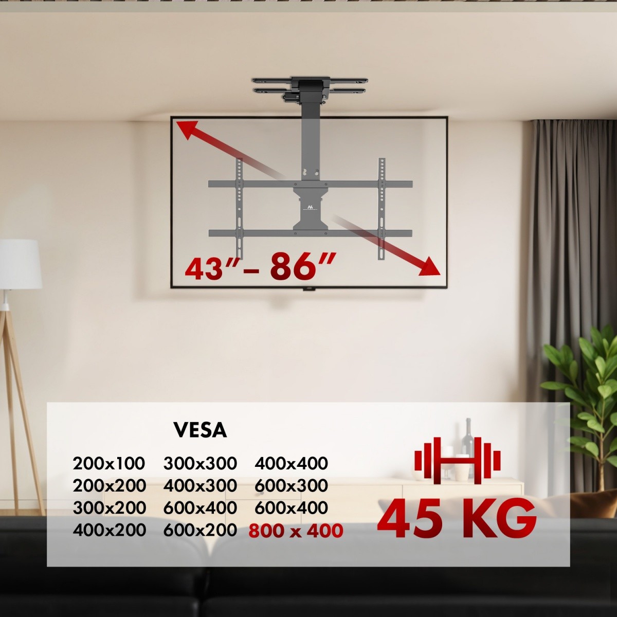 Električni nosilec za TV, MC-110 T 2
