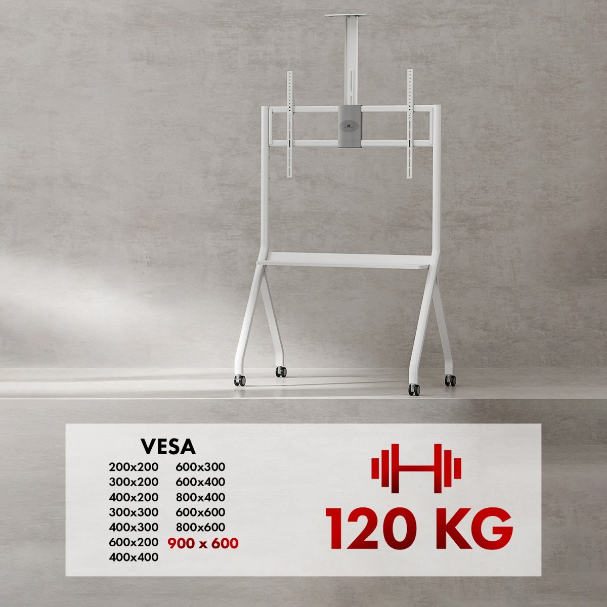 Voziček za TV stojalo, MC-114W 3