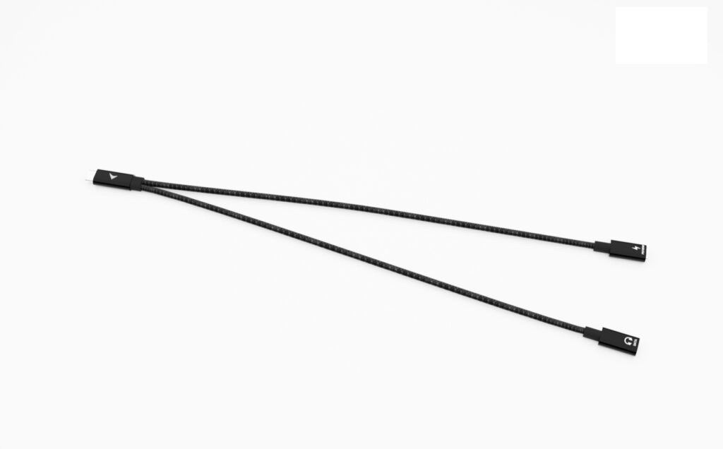 USB-C razdelilni kabel za avdio/podatke in napajanje 100W 5