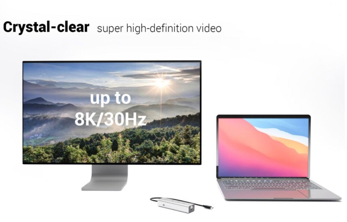 i-tec USB-C Hub Metal 5-port (8K video, PD 85W) 6