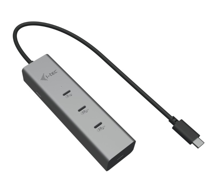 i-tec USB-C Hub Metal 5-port (8K video, PD 85W)