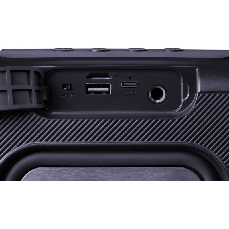 Bluetooth zvočnik BEATBOX 12, 16W, črn z LED osvetlitvijo 4