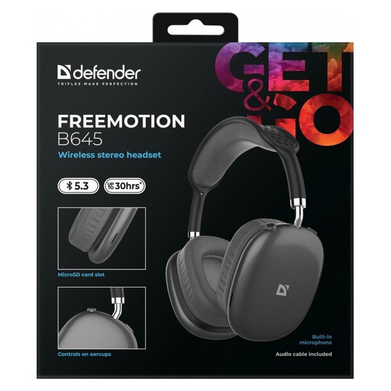 Brezžične slušalke FREEMOTION B645 (črne) 5