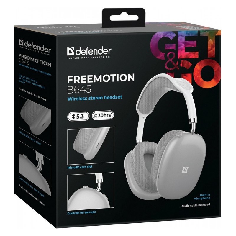 Brezžične slušalke FREEMOTION B645 (sive) 4