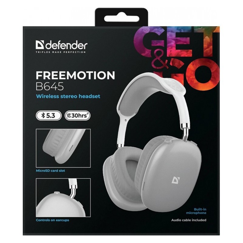 Brezžične slušalke FREEMOTION B645 (sive) 5