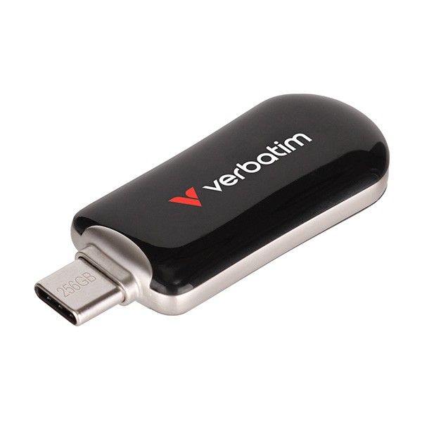 Verbatim Plectra 128GB USB-C ključek, 100MB/s, črn