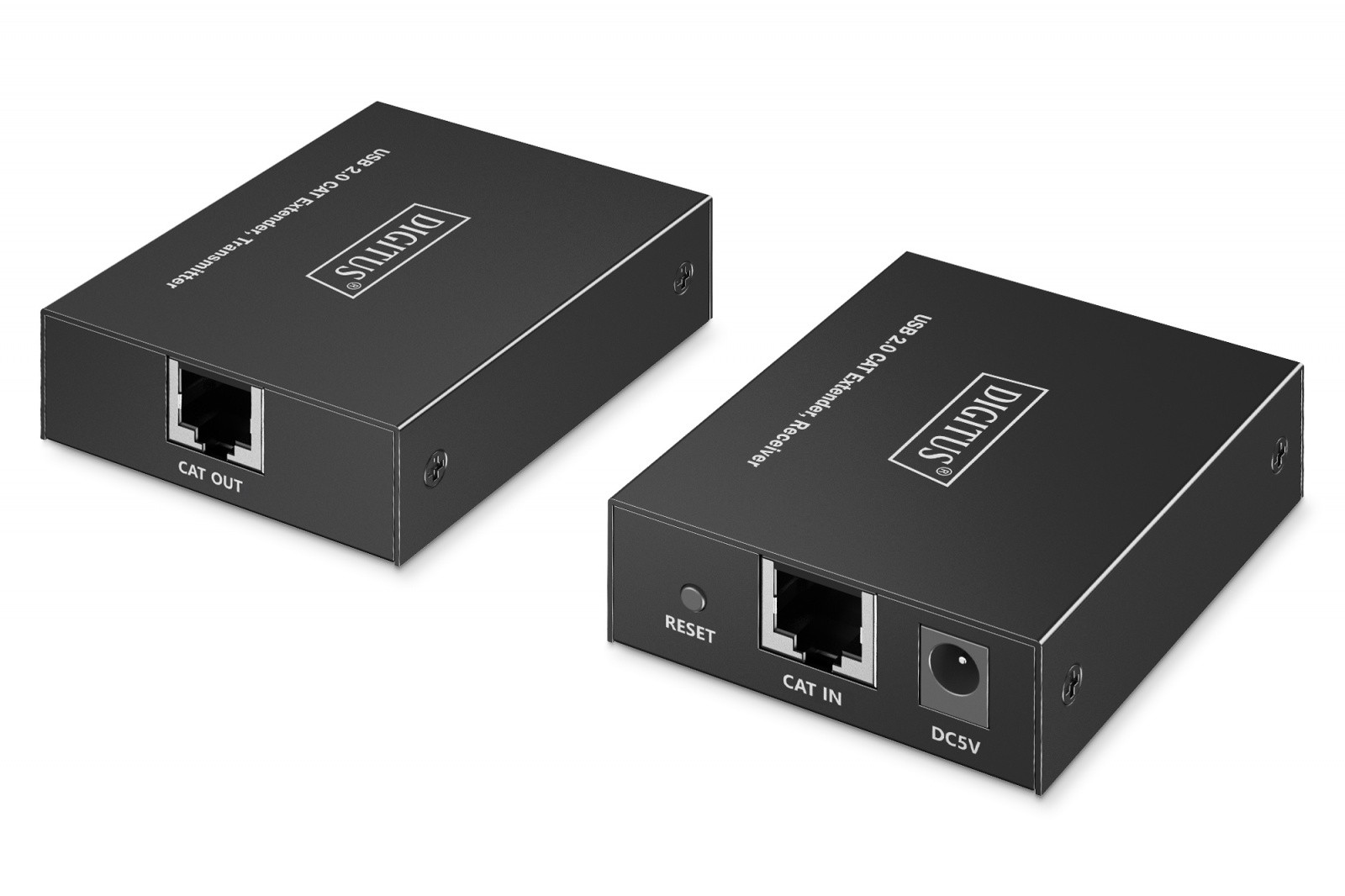 Podaljšek USB 2.0 preko UTP kat.6, do 150m, 4x USB-A, 1x RJ45 Gigabit 2
