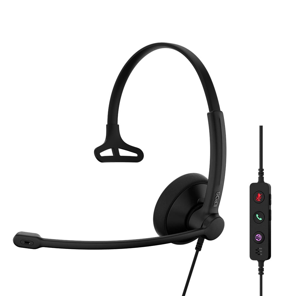 Enoročne slušalke IMPACT 100 MS Mono USB-C+A
