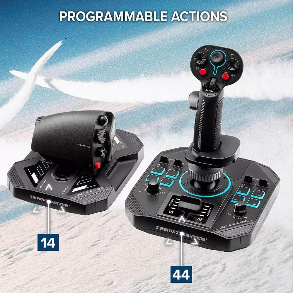 Thrustmaster SOL-R 4 Hotas WW krmilnik, letalski simulator 4