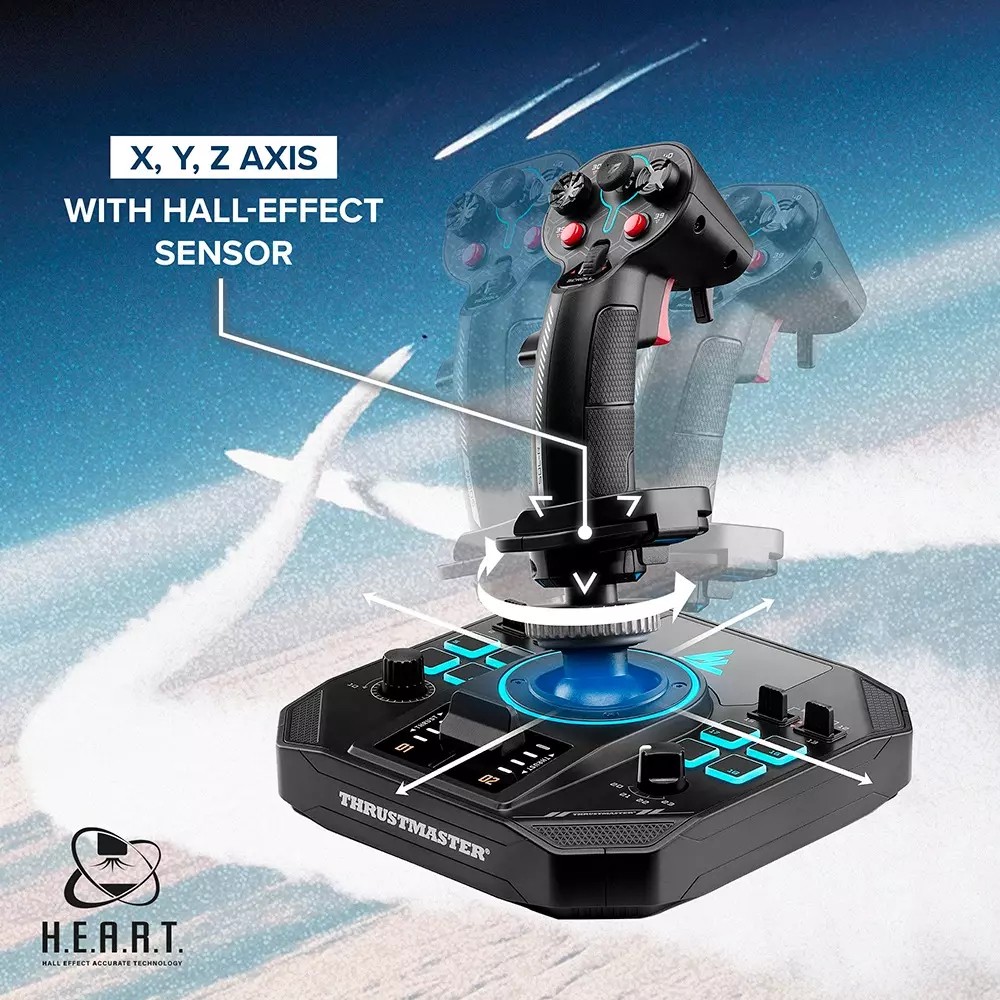 Thrustmaster SOL-R 4 Hotas WW krmilnik, letalski simulator 5