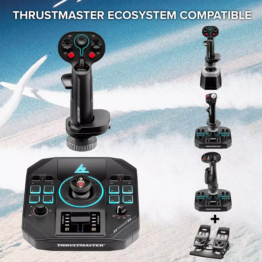 Thrustmaster SOL-R 4 Hotas WW krmilnik, letalski simulator 7