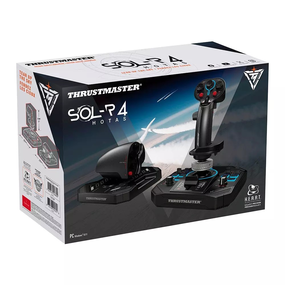Thrustmaster SOL-R 4 Hotas WW krmilnik, letalski simulator 8