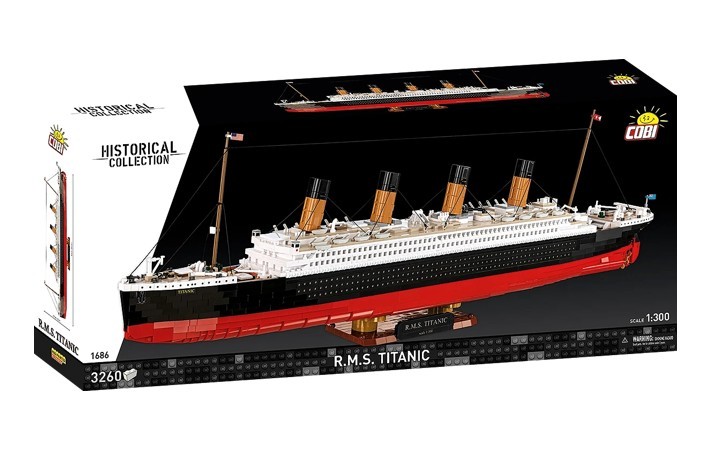Gradbeni bloki RMS Titanic (3260 kosov)