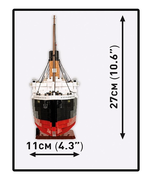 Gradbeni bloki RMS Titanic (3260 kosov) 3