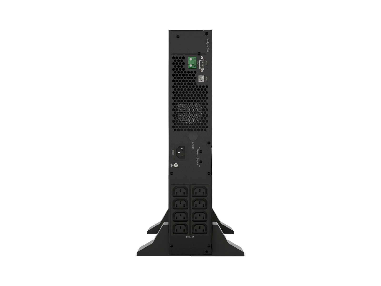 UPS On-Line Rack 1000VA z 8x IEC C13, USB-B, LCD 4