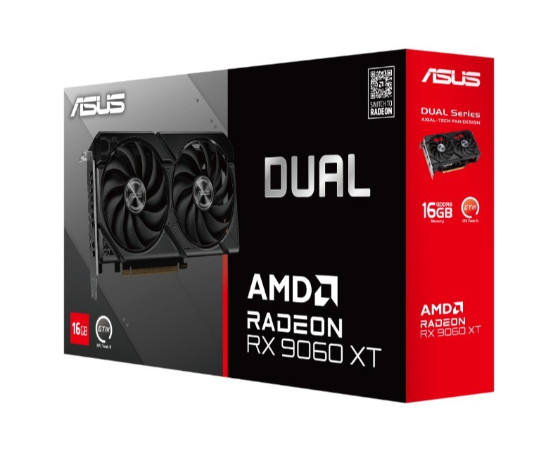 Grafična kartica Dual Radeon RX 9060 XT 16GB GDDR6 2