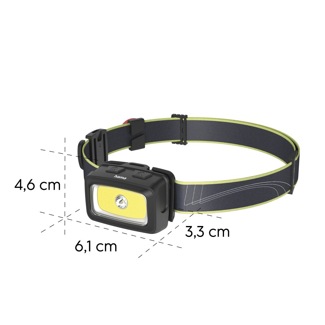 Hama LED naglavna svetilka HL240, 240 lm, 7 načinov svetenja 6