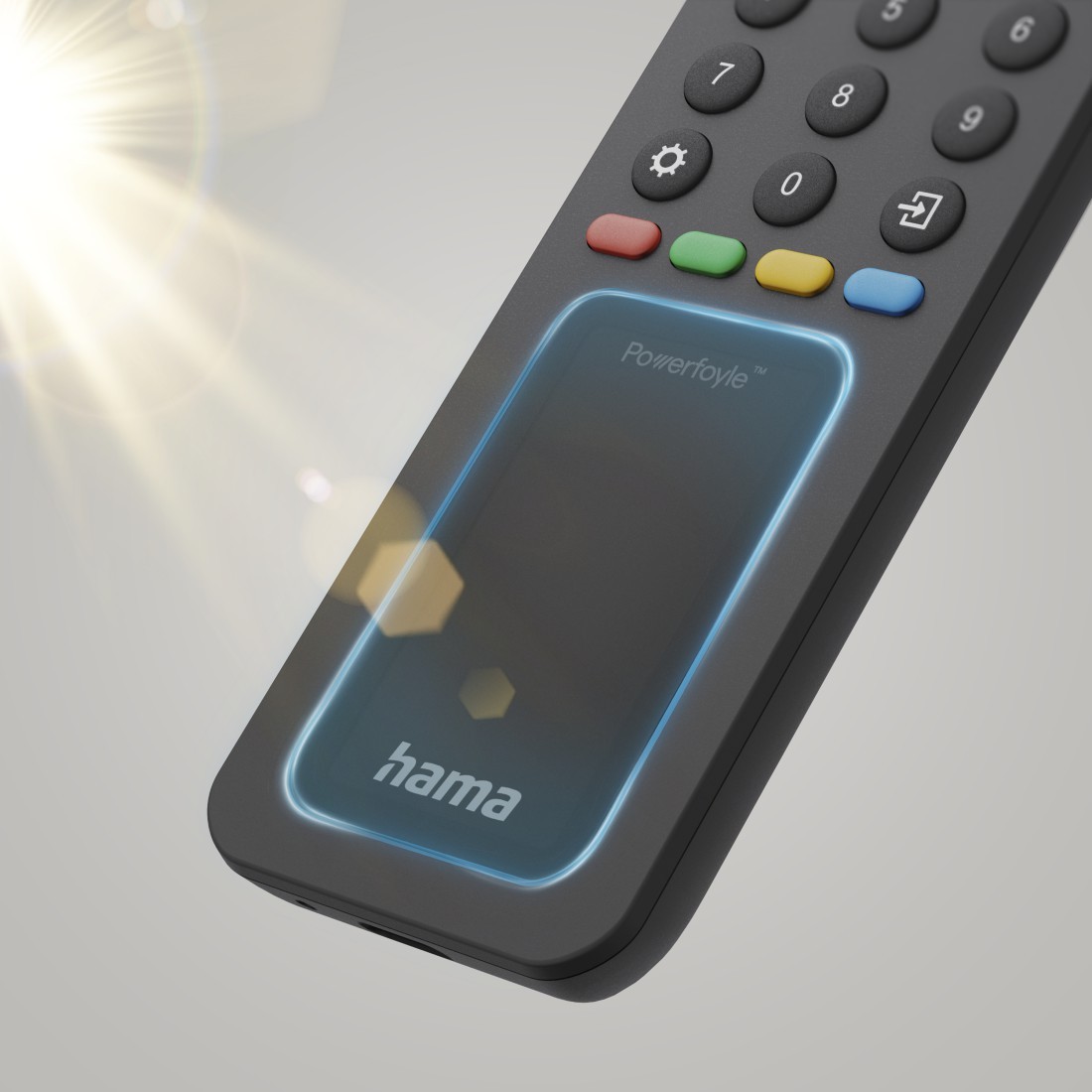 Univerzalni daljinski upravljalnik 8v1, solarno polnjenje 6