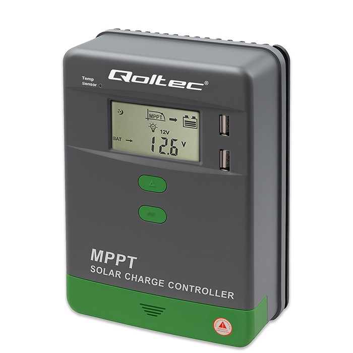 Solarni MPPT regulator polnjenja 40A z zaslonom, 12V/24V, Bluetooth, APP