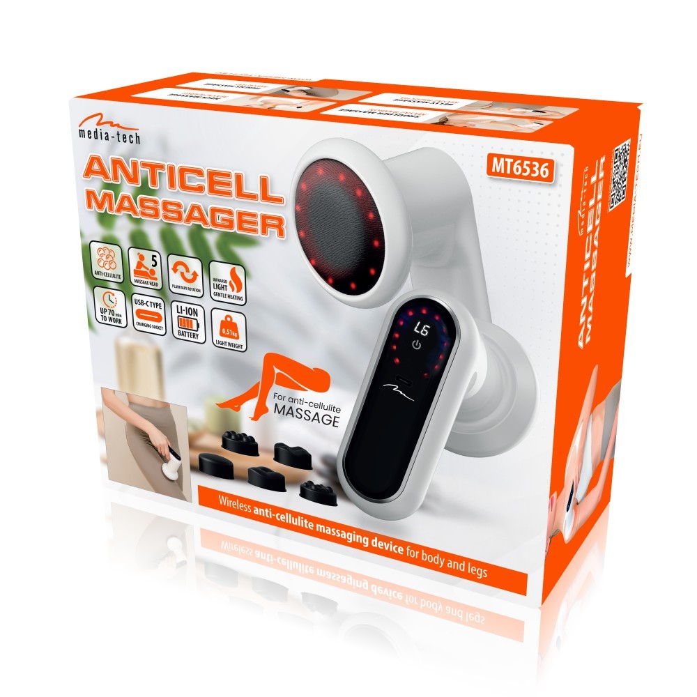 Brezžični anticelulitni masažer Anticell Massager MT6536 3