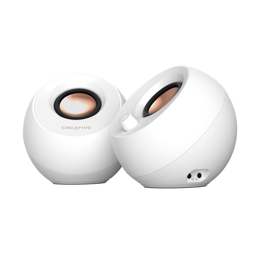 Zvočniki Pebble Pro, beli