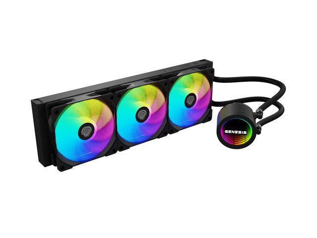 Vodeno hlajenje HYDRIA GENESIS 360 ARGB, črno