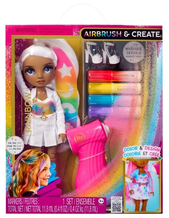 Lutka Rainbow High Air Brush (sive oči)