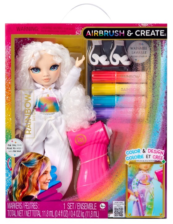 Lutka Rainbow High Air Brush (zelene oči)