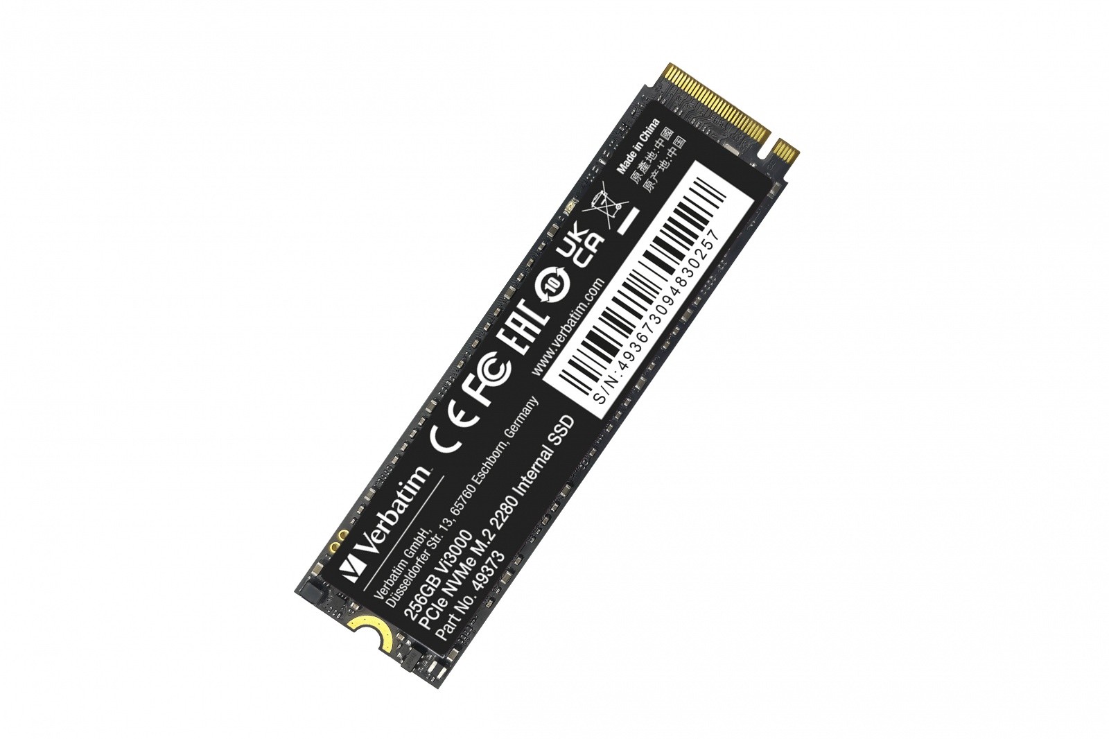 M.2 SSD disk Vi3000 PCIe NVMe, 256 GB, 3100/1300 MB/s 4