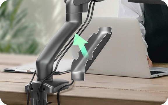 IcyBox IB-MS203-T: Stojalo za monitorje do 32 palcev (2-9 kg) 3
