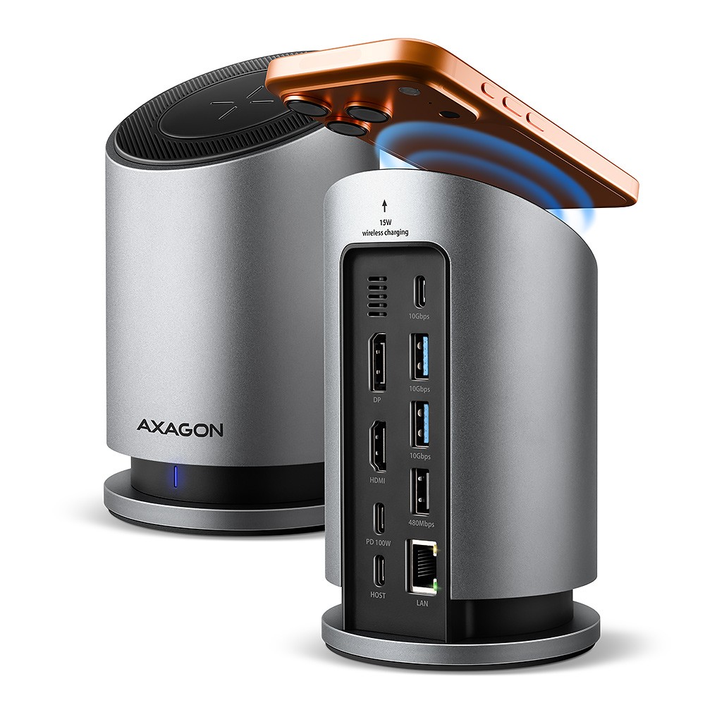 Večportni HUB HMC-WL9, USB 9v1, 10Gbps