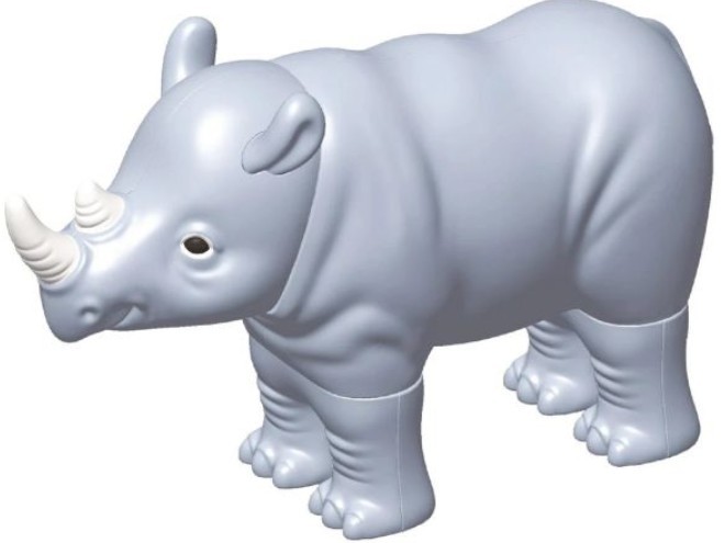 Magnetni set Malblo Mini, Živali iz džungle, 1 kos 6