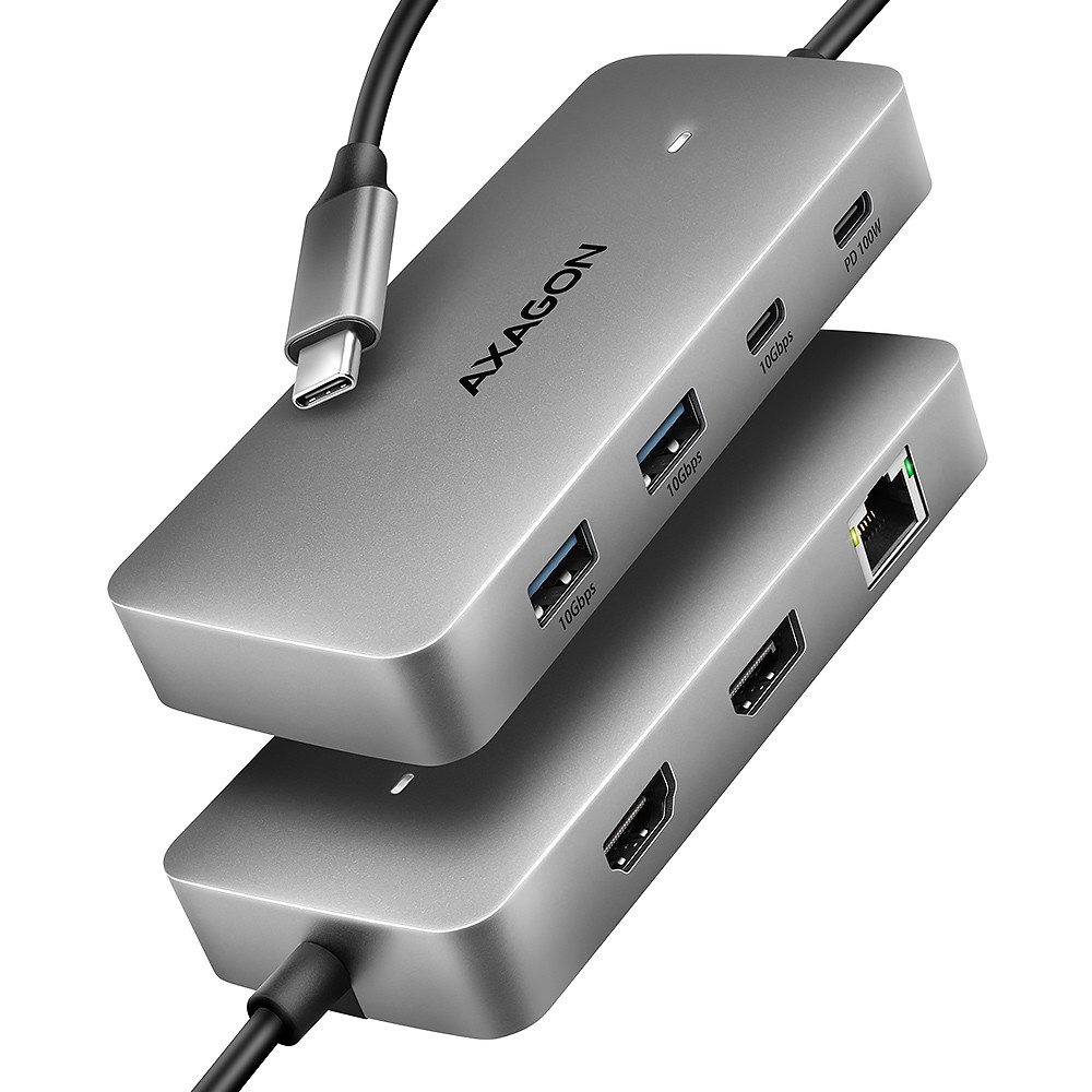 Večportni USB C HMC-CUB83X2 Hub (7v1)