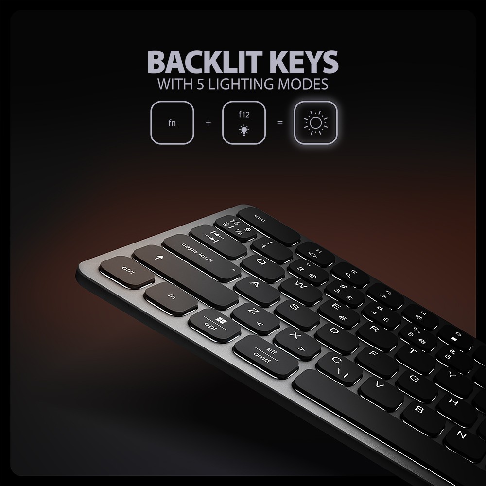 USB-C tipkovnica z vgrajenim 9v1 hubom NuaXus HMC-KB-NRD 8