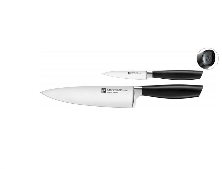 Zwilling All Star nož set, 2 kosa, črn